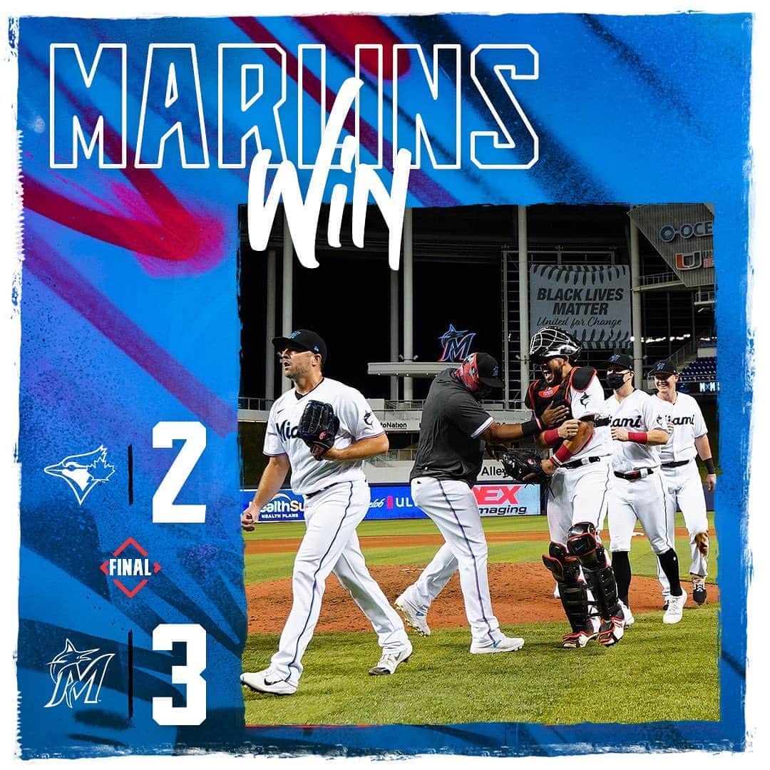 マイアミ・マーリンズさんのインスタグラム写真 - (マイアミ・マーリンズInstagram)「Marlin(g)s win. No one else. #JuntosMiami」9月2日 11時39分 - marlins