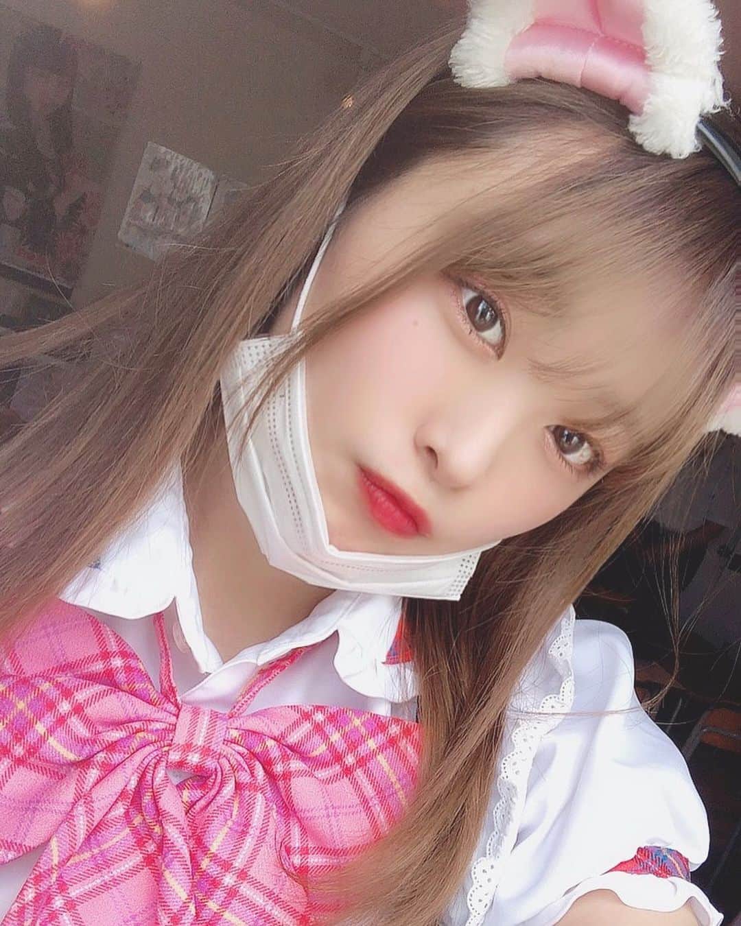 のインスタグラム：「. . 水曜日のダウンタウンに少しだけ出てましたっ . . 初のメイドさん🐱 . もっと頑張ろ〜って思った！ 刺激貰えました！ . . @sayakadayo_ 💜 . .」