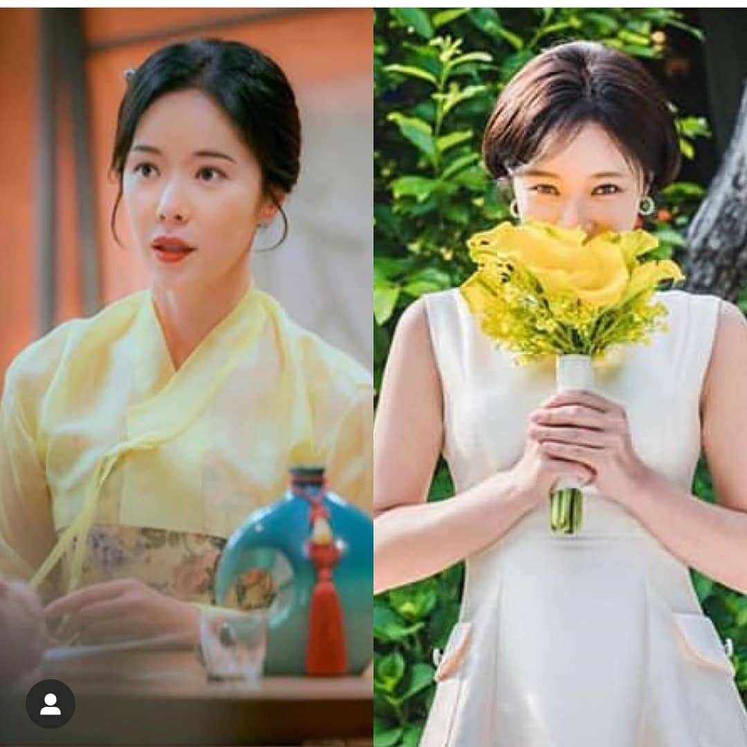 ファン・ジョンウムさんのインスタグラム写真 - (ファン・ジョンウムInstagram)「❤월주💛현주 🙋‍♀️  드라마를통해 또 새로운 캐릭터를 만날때마다 정음이가성장해나가고있음에 감사^^ 우리씨제스식구들 이경민포레식구들 스타일리스트팀 모두감사해여💙」9月2日 12時49分 - jungeum84