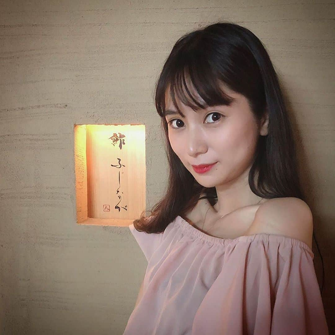 高瀬友規奈さんのインスタグラム写真 - (高瀬友規奈Instagram)「When you get a chance to have sushi at where you always dying to go. ・ ・ ・ 念願のお鮨屋さん。 #sushi#fujinaga」9月2日 13時38分 - yukina_731