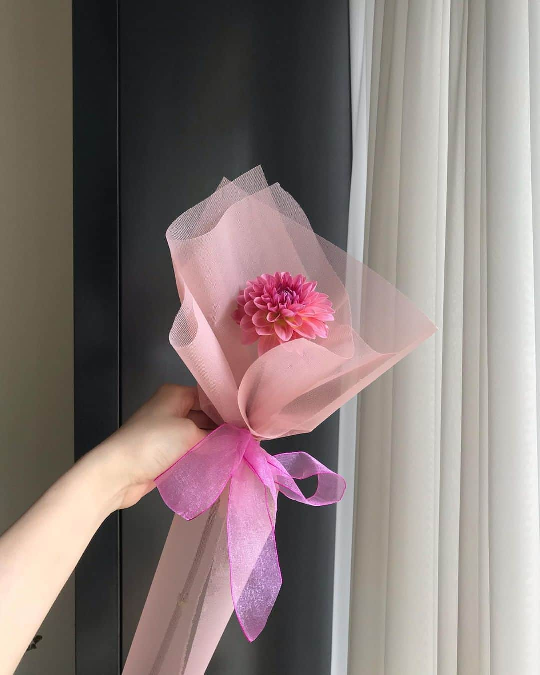 JF flower Shopさんのインスタグラム写真 - (JF flower ShopInstagram)「한송이 포장 🌸    . . . .#2020jfflowershop #jfflowershop #flower #florist #floral #flowerlesson #koreanflorist #flowerstagram  #koreanflower  #웨딩부케 #플로리스트 #플로리스트수업 #플라워레슨#핸드타이드  #범계플라워레슨 #안양웨딩 #플라워레슨 #꽃꽂이수업 #안양꽃집 #범계꽃집 #평촌꽃집 #과천꽃집 #인덕원꽃집 #동편마을꽃집 #포일동꽃집 #내손동꽃집  #의왕꽃집  #안양미니꽃다발 #범계미니꽃다발 #포일미니꽃다발」9月2日 13時58分 - jfflowershop