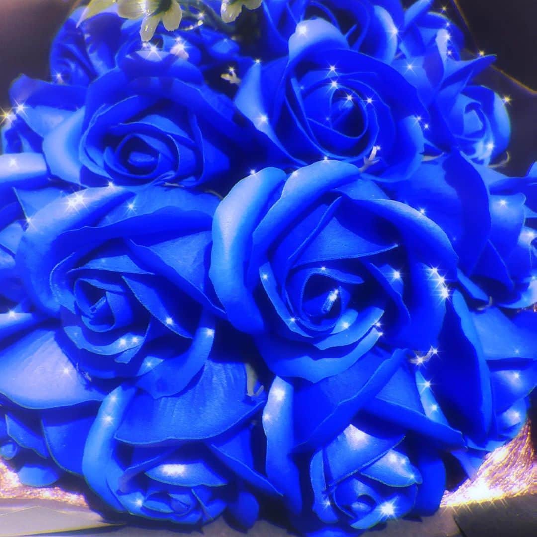 のインスタグラム：「💙💙💙 一番好きなお花。」