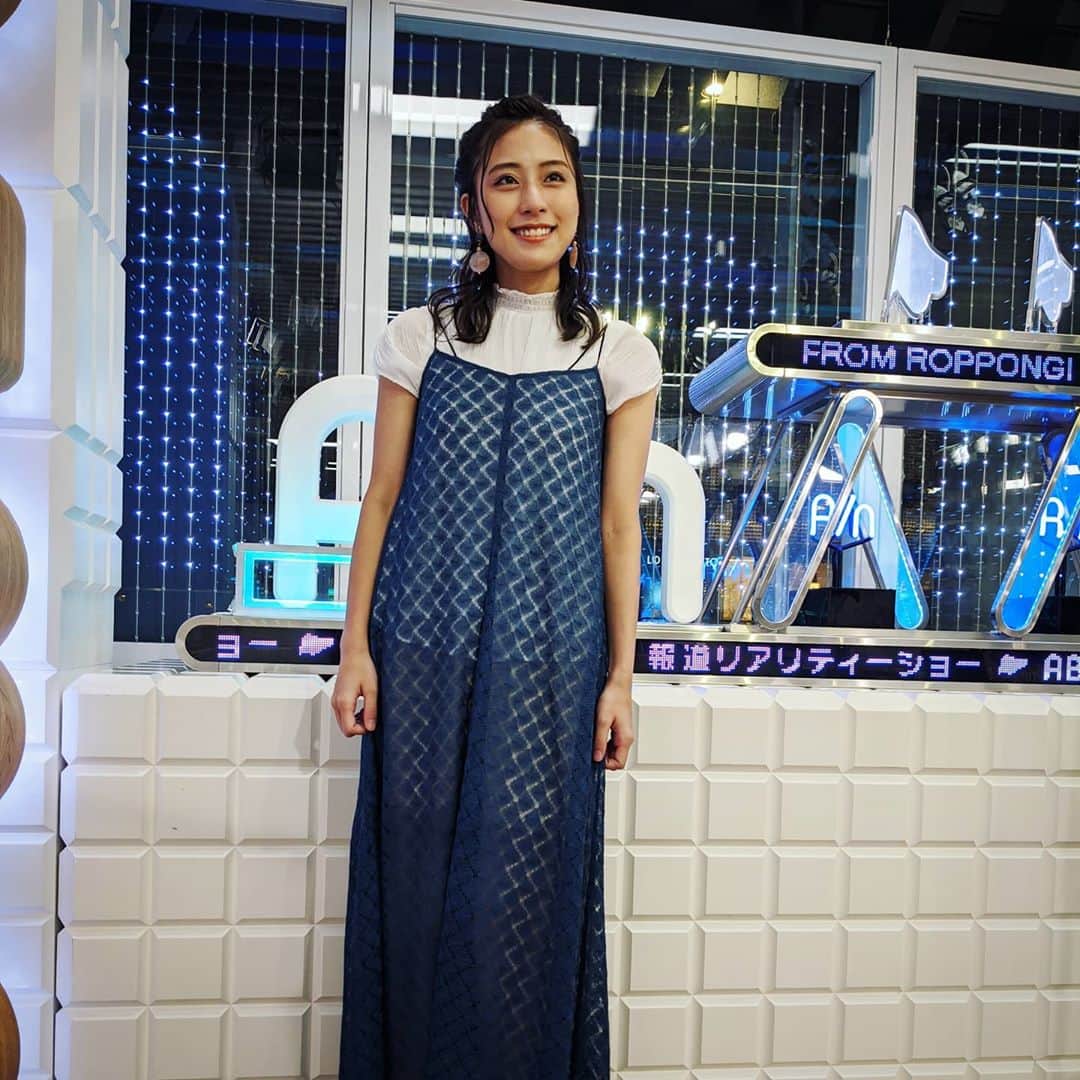 池澤あやかのインスタグラム：「本日の衣装です。#アベプラ」