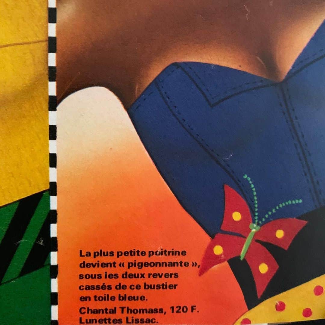 シャンタルトーマスさんのインスタグラム写真 - (シャンタルトーマスInstagram)「Lunettes et bustiers Chantal Thomass dans #jardindesmodes 1979」9月3日 0時13分 - chantalthomass