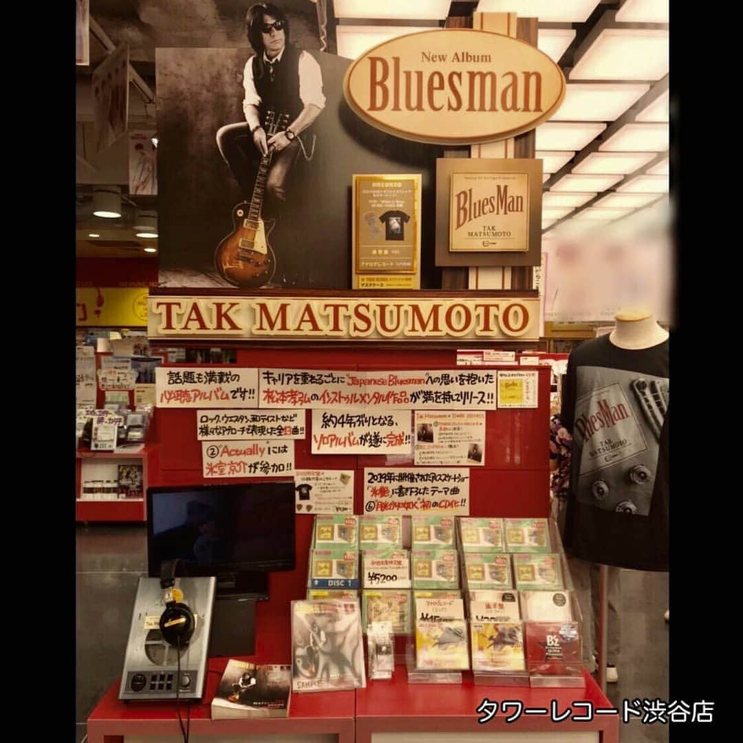 B’zさんのインスタグラム写真 - (B’zInstagram)「Tak Matsumoto New Album『Bluesman』Release!!  #Takmatsumoto #Bluesman #Bz」9月2日 16時02分 - bz_official_insta