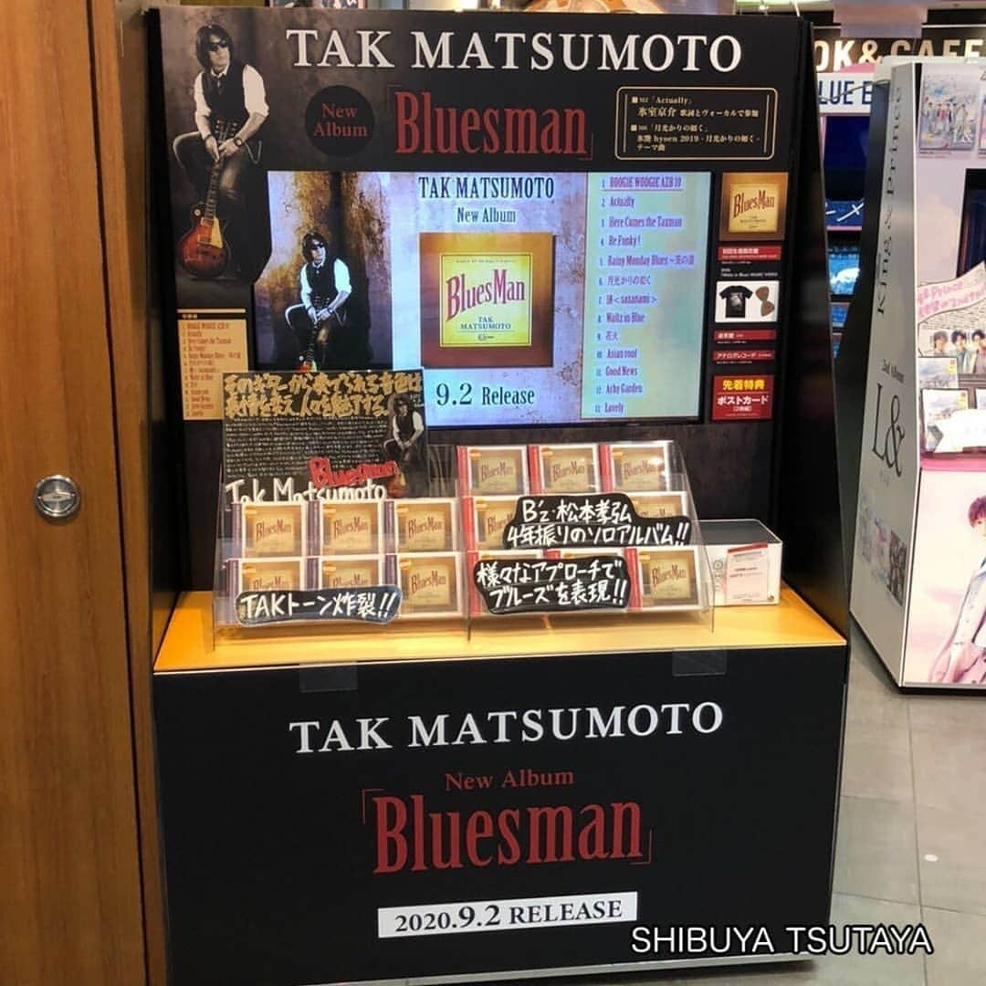 B’zさんのインスタグラム写真 - (B’zInstagram)「Tak Matsumoto New Album『Bluesman』Release!!  #Takmatsumoto #Bluesman #Bz」9月2日 16時02分 - bz_official_insta