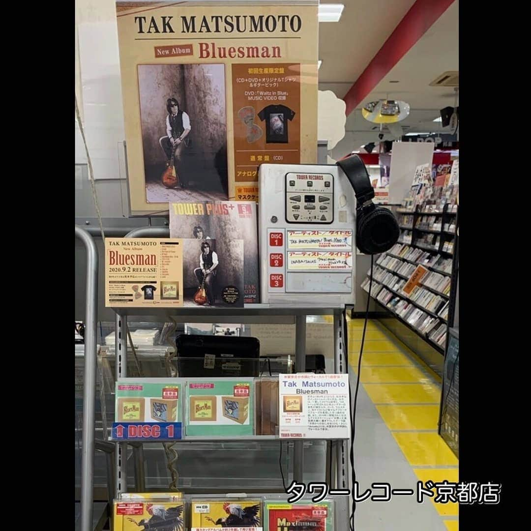 B’zさんのインスタグラム写真 - (B’zInstagram)「Tak Matsumoto New Album『Bluesman』Release!!  #Takmatsumoto #Bluesman #Bz」9月2日 16時04分 - bz_official_insta