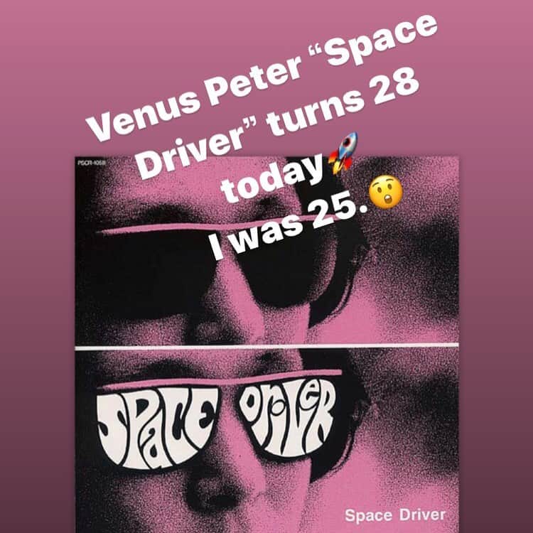 沖野俊太郎のインスタグラム：「㊗️28周年🚀 #venuspeter #spacedriver #1992 #2020」
