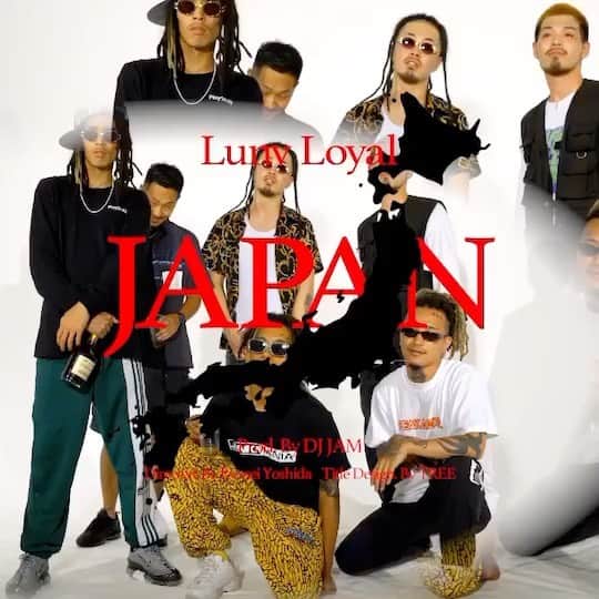 DJ TSUBASA a.k.a JAM from YENTOWN DJのインスタグラム：「【New video】 Lunv Loyal - JAPAN (prod. by me) @lunvloyal」