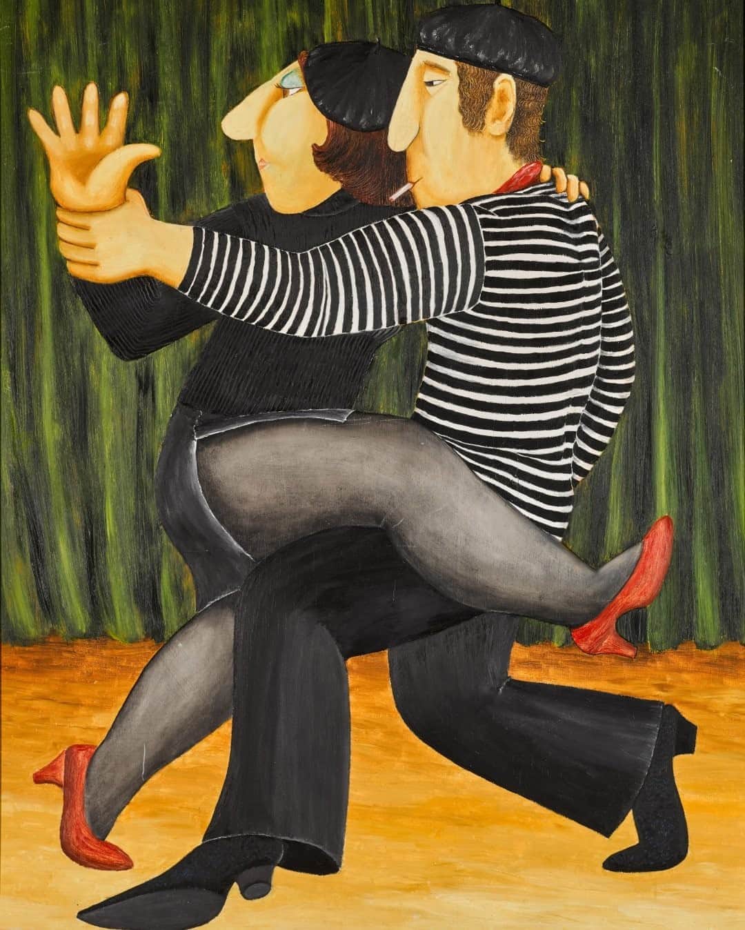 サザビーズさんのインスタグラム写真 - (サザビーズInstagram)「We're dancing our way right through the week with Beryl Cook's French Tango, channeling the beloved British artist's zest for fun 👠  Acquired by the owner circa 1990, it will now makes it auction debut in our 'Made in Britain' online sale, open for bidding from 9 - 16 September. Head to our link in bio for more.  #SothebysModBrit #BerylCook #BritishArt #ModernBritishArt #SothebysOnline」9月2日 17時05分 - sothebys