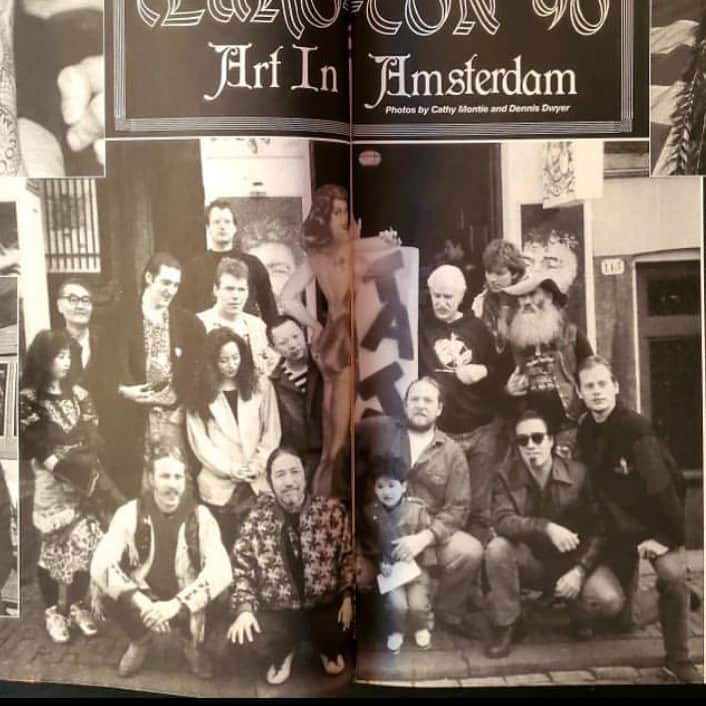 アムステルダム・タトゥー・ミュージアムのインスタグラム：「Amsterdam 1990 @horiyoshi_3 @horiyoshi4.kaku #marcopisa #daveshore #johnatanshaw」