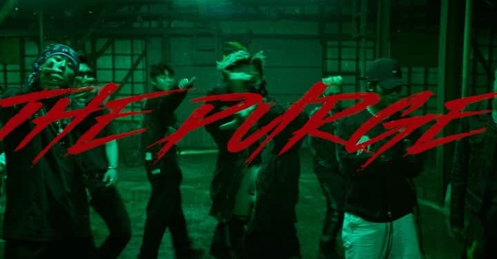 ソン・ファミンのインスタグラム：「The Purge M/V OUT NOW 🔥  Full version on H1GHR MUSIC YouTube Channel. Link in bio 🔗」