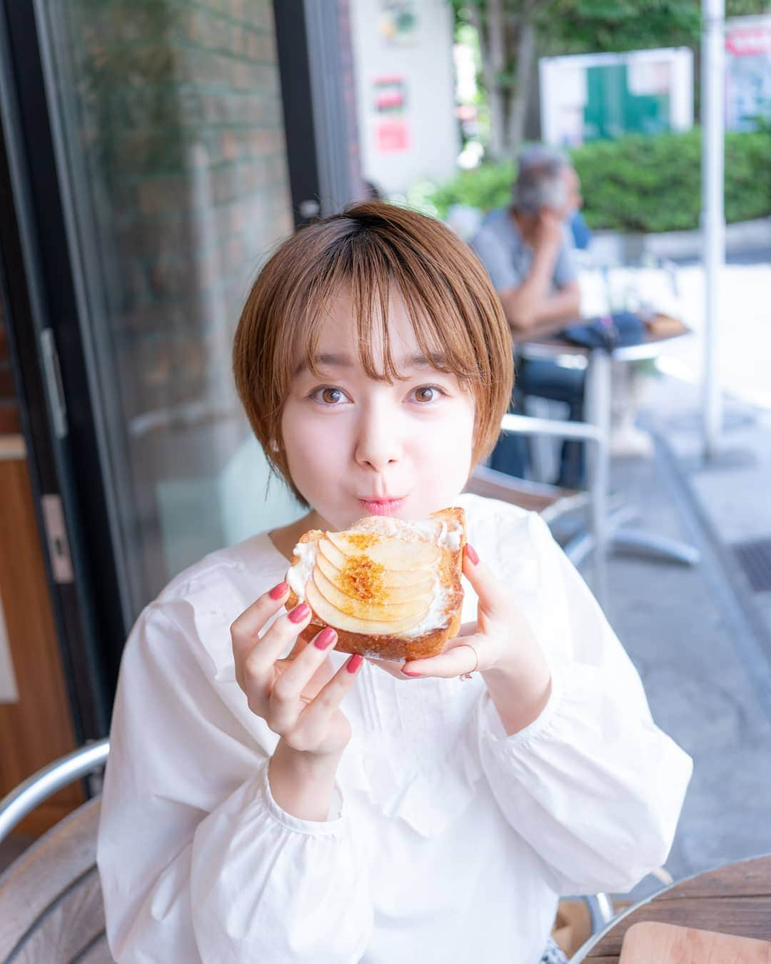 伊藤美羽さんのインスタグラム写真 - (伊藤美羽Instagram)「. 元町のカフェに行ったときの☕ . . アップルシナモンの味でした🍎 とっても美味しかった😋  . . . . . . . . . #元町 #元町カフェ #元町グルメ #元町中華街 #カフェ #カフェ巡り #横浜グルメ #横浜 #横浜観光」9月2日 19時12分 - miumiu.1230