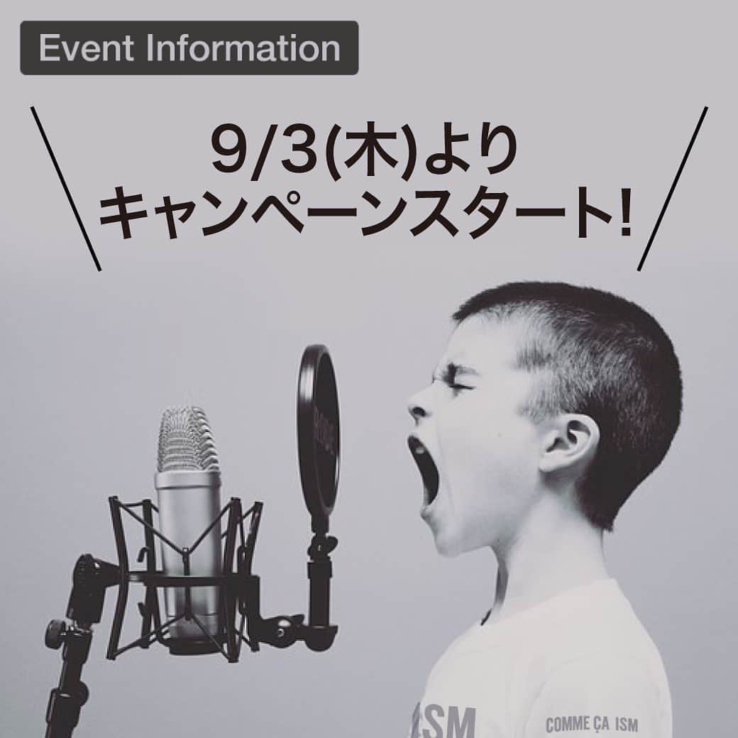 COMME CA ISMのインスタグラム