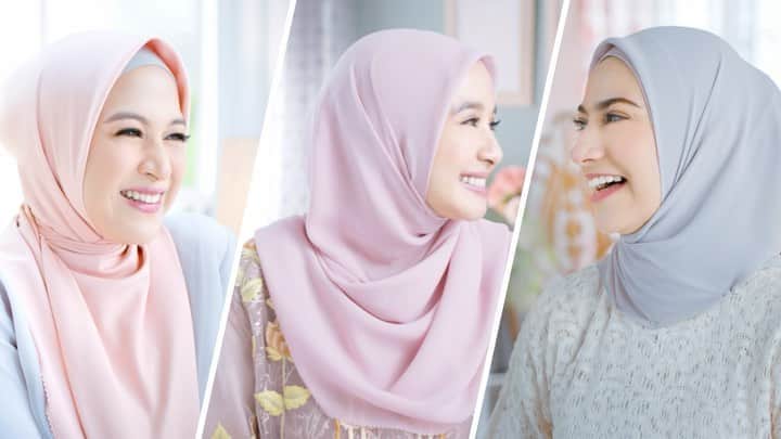 ラウディアシンシアベラのインスタグラム：「Bismillah✨✨ Memulai langkah baru tak selalu diiringi kebernaian. Bersama teman mampu mengubahnya menjadi keyakinan. Begitu juga @nameeraid selalu ada menemani setiap langkahku🤍  #Nameerasister #nameeraskin」