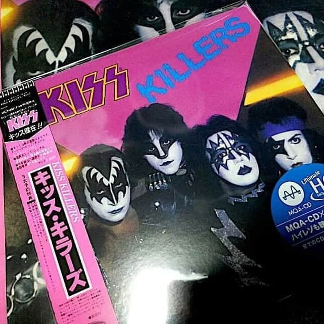 KISSさんのインスタグラム写真 - (KISSInstagram)「#CollectingKISS! Thanks to Nobuya Tamaki for sharing his copy of the new #KISS Killers Japan CD release. This version features mini album jacket packaging along with a color band insert & silver logo sticker.」9月3日 1時15分 - kissonline