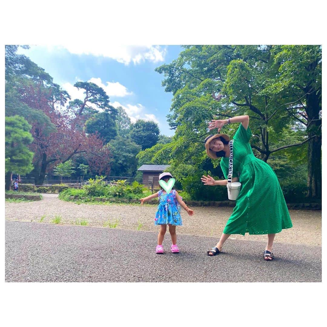 彩星りおんさんのインスタグラム写真 - (彩星りおんInstagram)「Inokashira Park🌲🐒🍧🐿🌱  #謎のポーズ #残暑厳しいですね #皆さまご自愛ください」9月2日 20時24分 - rion.ayahoshi