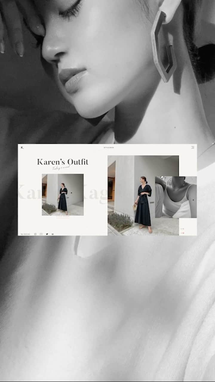 影山可蓮のインスタグラム：「My official Web page !!! 📎 https://karenkageyama.jpn.org/  なんだかちょっと突然ですが、公式サイトを作りしました〜🪐普段更新している各SNSや、お洋服、お仕事のことなど随時載せていければと思います💭  制作は前職での先輩 @conford_kii くんが、わたしの世界観と好みをそのまま落とし込んでくれました💻 長いお付き合いなこともあり、わたしの雰囲気ど真ん中のものができ、めちゃくちゃお気に入りです！改めてありがとうございます🤍　  #webdedign #designer #creative #ウェブデザイン」