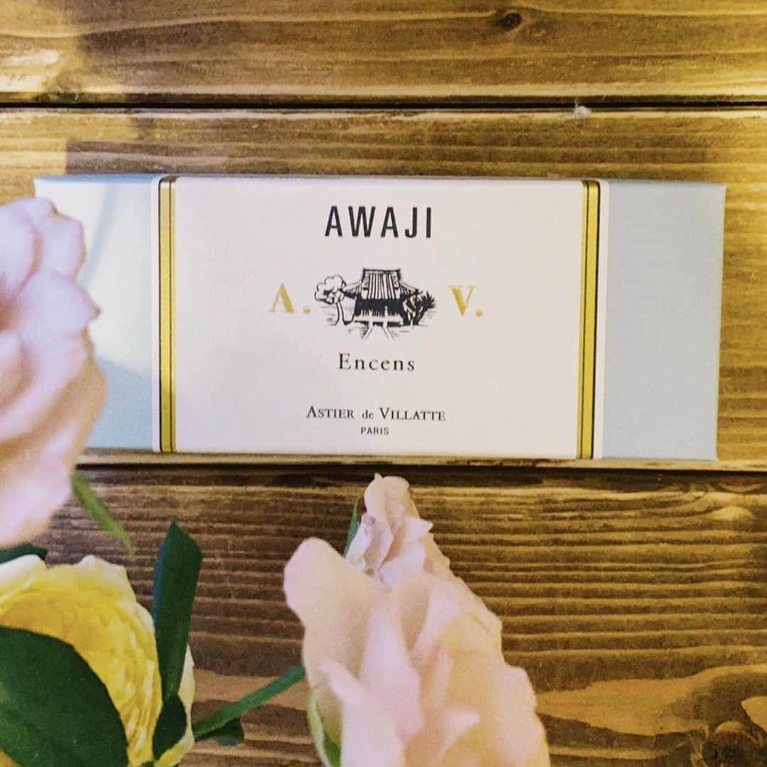 佃加菜のインスタグラム：「astier de villatteのお香✨ 身体に優しくて良い香り♡」