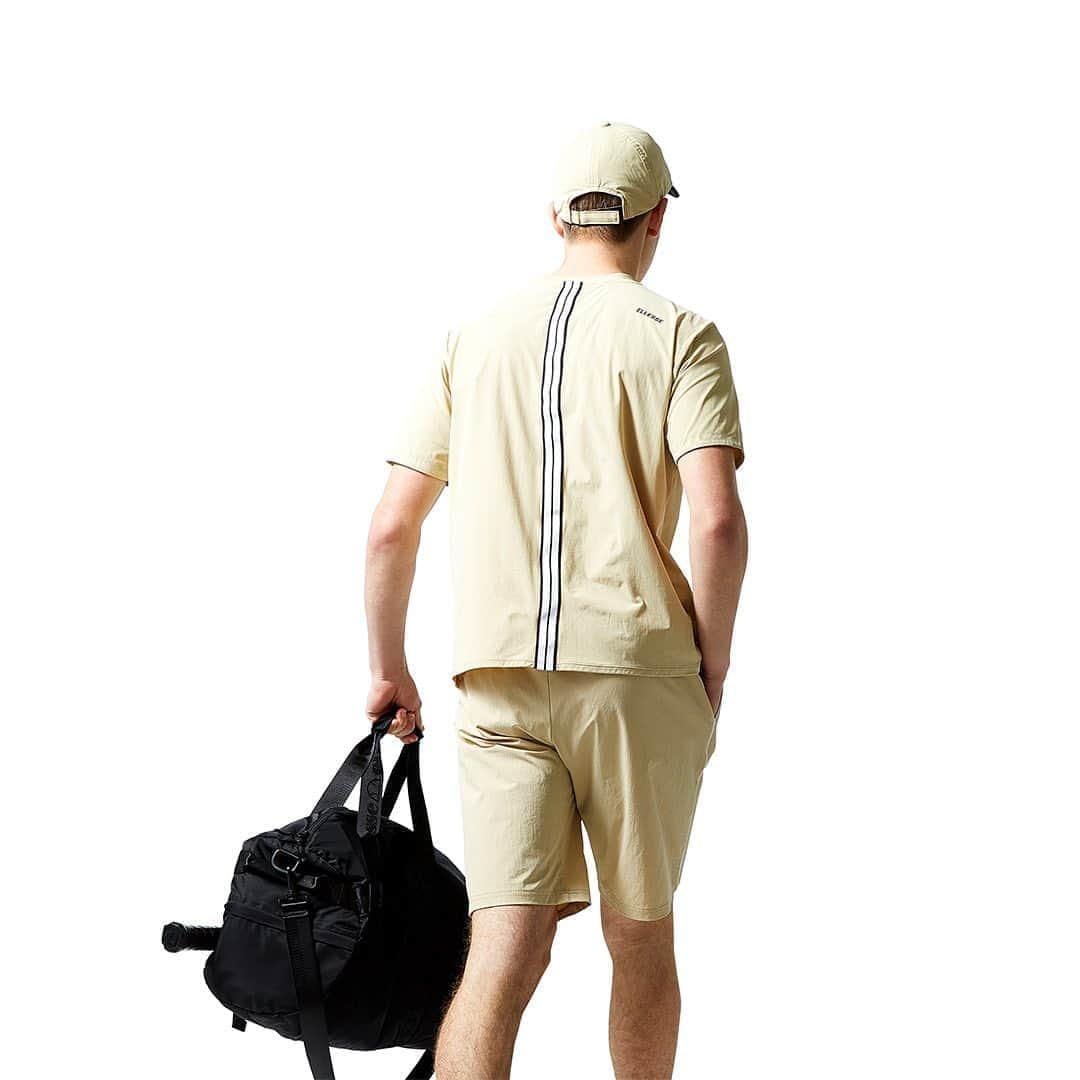 のインスタグラム：「Styling｜*TENNIS 2020 FALL & WINTER* 吸汗速乾機能とUVケア機能に加え、軽量かつ薄手ですが透けにくく、ストレッチ性にすぐれた素材を使用したゲームシャツと、様々な動きに追随する安定したフィット感を実現したショートパンツのマッチコーディネーション。深みのある自然ナチュラルなカラーリングもポイント。 ... Line Shirts [EM00321] ¥9,790 Line Shorts [EM20321] ¥8,690 Fit Cap [EAC10300] ¥4,400 … #ellesse #エレッセ」