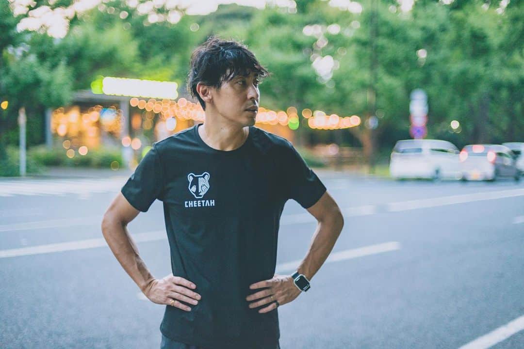 秋本真吾のインスタグラム：「CHEETAH SPORTS TEE  ¥3,500 S.M.L.XL.  #CHEETAH #coomingsoon」