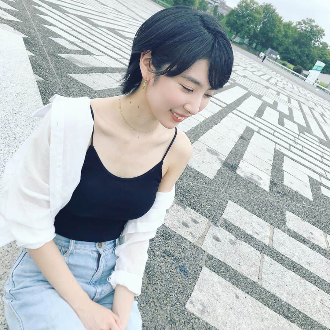 のインスタグラム：「. . 久しぶりに太陽浴びて 楽しかった🌞 . . #kolme #park #sunny #fun #wednesday #today #goodday  #tokyo #japan #girl #japanesegirl  #公園 #太陽 #楽しかった #良い日」