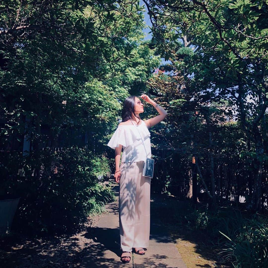 のインスタグラム：「😎  #sunglasses #sunglassesfashion  #sunglassesstyle  #skywalk  #mishimaskywalk  #atamicafe  #atamitravel #ssizefashion  #ssizecode #りほさんコーデ」