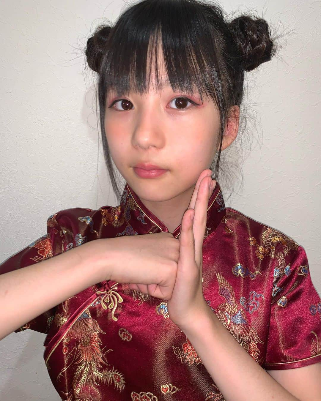 中田華月さんのインスタグラム写真 - (中田華月Instagram)「おやすみﾁｬｲﾅ✨  #チャイナ服 #流行ってるよね #似合うかな #また明日 #おやすみ #いい夢みろよ #笑」9月2日 22時21分 - hachan0925