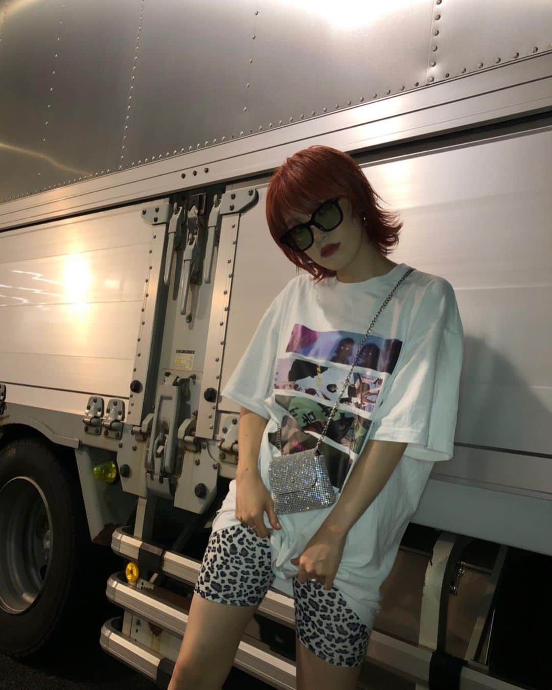 Lil’Fang さんのインスタグラム写真 - (Lil’Fang Instagram)「🚛🚛🚛﻿ ﻿ ﻿ Tシャツお気に入り」9月2日 22時50分 - lilfang_faky