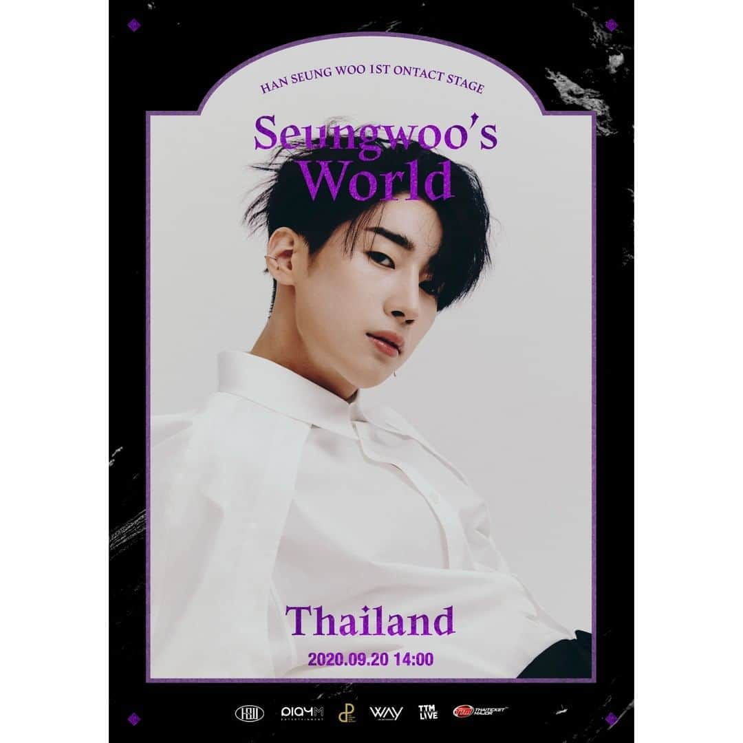 Victonさんのインスタグラム写真 - (VictonInstagram)「[#한승우]  HAN SEUNG WOO 1ST ONTACT STAGE [우야한 세계] Thailand Guide👀💜  Exclusive show with Thai MC for fans in Thailand  Sep20, 2020 14:00 (GMT)/16:00 (KST) Tickets are available at Thaiticketmajor  ▶ https://m.thaiticketmajor.com  #VICTON #승우 #SEUNGWOO #Fame #Sacrifice #ONTACT_STAGE #우야한세계」9月2日 23時01分 - victon1109