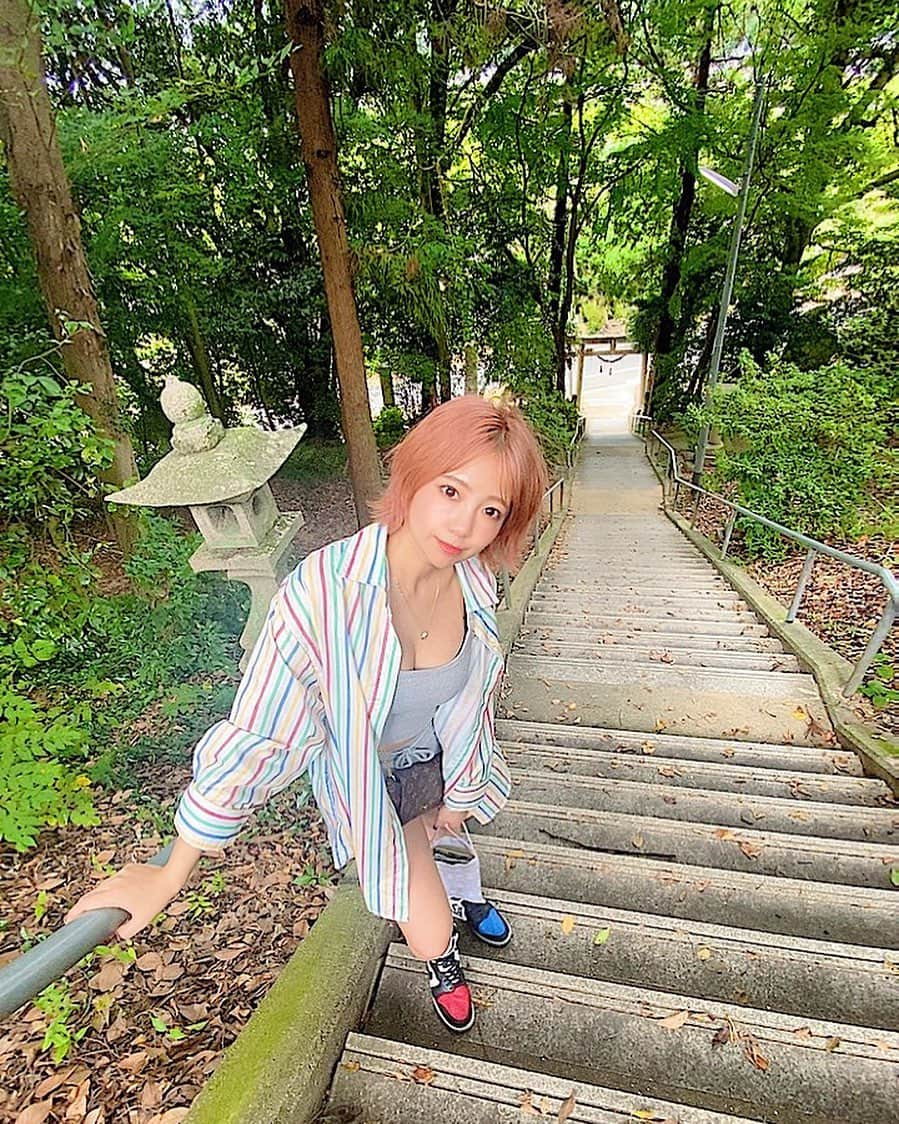 吉澤友貴さんのインスタグラム写真 - (吉澤友貴Instagram)「#おぱにゃん ❤︎  #神社#神社#神社巡り#神社好き#神社参拝#パワースポット#パワースポット巡り#御朱印#御朱印巡#岡山#岡山観光#縣主神社」9月3日 10時12分 - yuki_yoshizawa_