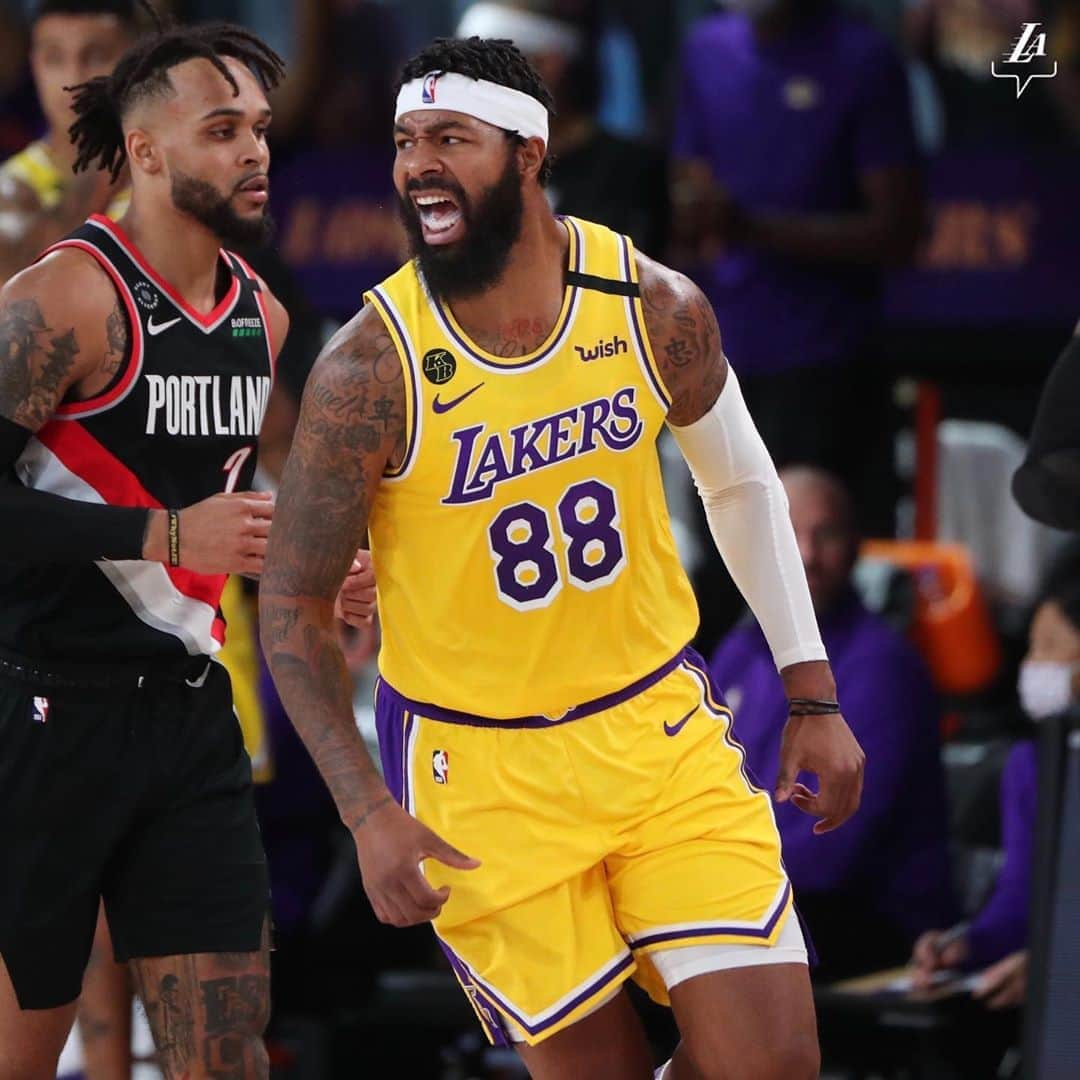 Los Angeles Lakersさんのインスタグラム写真 - (Los Angeles LakersInstagram)「Wishing Keef a very Happy Birthday in the bubble! 🎂🎉」9月3日 1時30分 - lakers