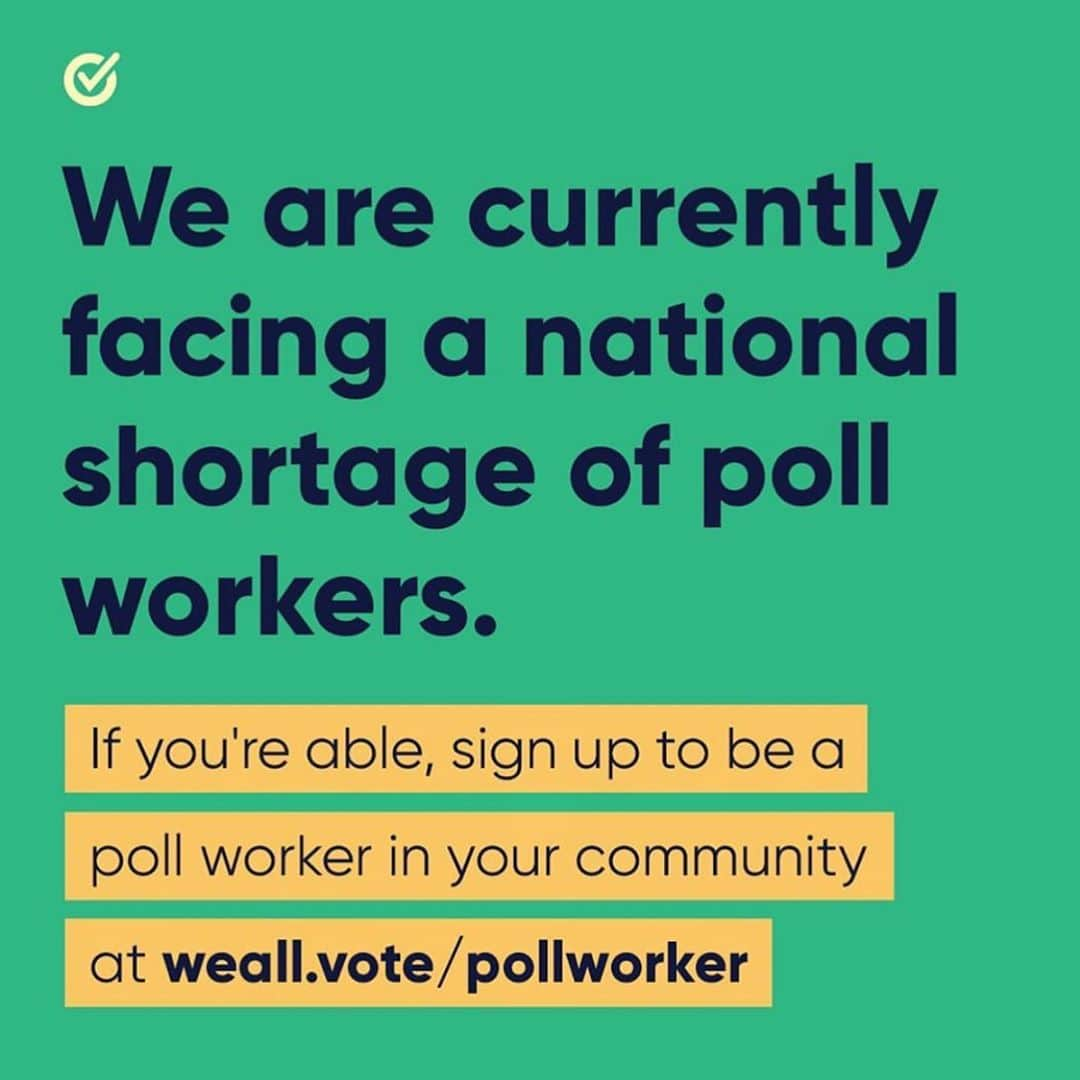 ソフィア・ブッシュさんのインスタグラム写真 - (ソフィア・ブッシュInstagram)「Wondering what you can do to help secure our very sacred election process? Join me in becoming a poll worker!  Without enough poll workers, polling places will close and voters will be unable to exercise their right to vote make their voices heard on #ElectionDay.  Yesterday was National Pollworker Recruitment Day. And @whenweallvote + @powerthepolls set a goal to recruit 250,000 poll workers. Will you be one? Head to weall.vote/pollworker or the #LinkInBio to  #PowerthePolls. ✊🇺🇸♥️」9月3日 1時59分 - sophiabush