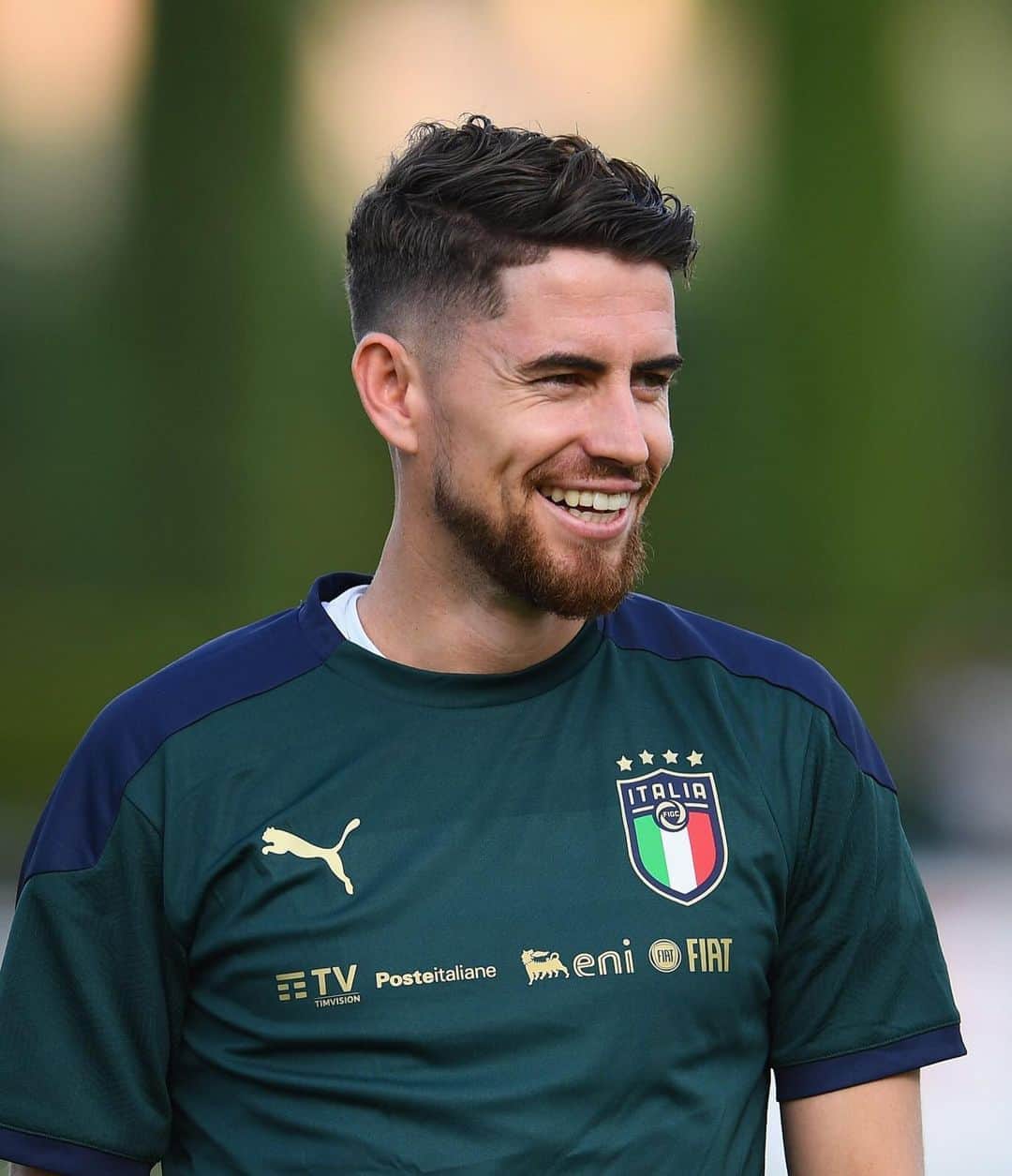 のインスタグラム：「Sempre felice di indossare questa maglia. 𝑺𝒊 𝒓𝒊𝒑𝒂𝒓𝒕𝒆 🇮🇹💪 #Azzurri #NationsLeague #Coverciano」