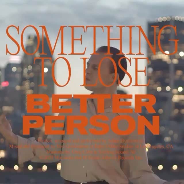 MGMTのインスタグラム：「Ben produced the debut @better__person album “SOMETHING TO LOSE” coming out on October 23rd! The vid for the title track is out NOW - you can watch it/pre-order the album at the link in our bio.  A note from Ben: “Way back in simpler times, I produced an album. At long last, it is about to be released. I am overjoyed that everyone finally gets to hear it! I came to Better Person’s music as a fan, and even if I hadn’t had anything to do with making it, this would be my album of the year. Enjoy!”」