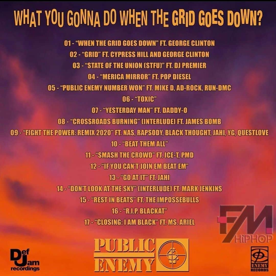 クエストラブさんのインスタグラム写真 - (クエストラブInstagram)「Presenting Def Jam recording artist..... Public...Enemy? @publicenemy #newish #WhatYouGonnaDoWhenTheGridGoesDown? #WYGDWTGGD? #PublicEnemy @defjam」9月3日 5時35分 - questlove