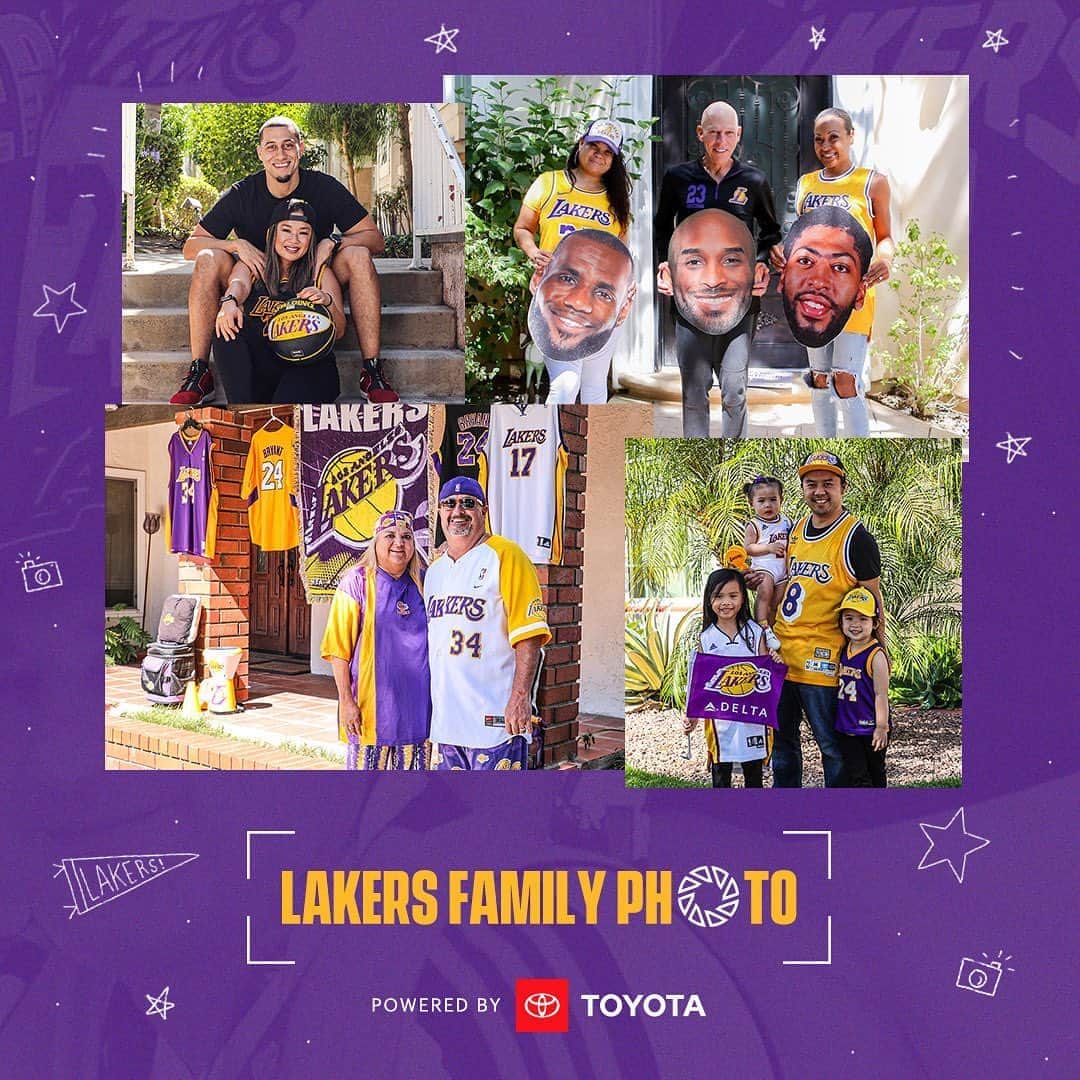 Los Angeles Lakersさんのインスタグラム写真 - (Los Angeles LakersInstagram)「Always remember family. View the entire album via link in bio. Lakers Family Photo Album, powered by @toyotasocal」9月3日 5時59分 - lakers