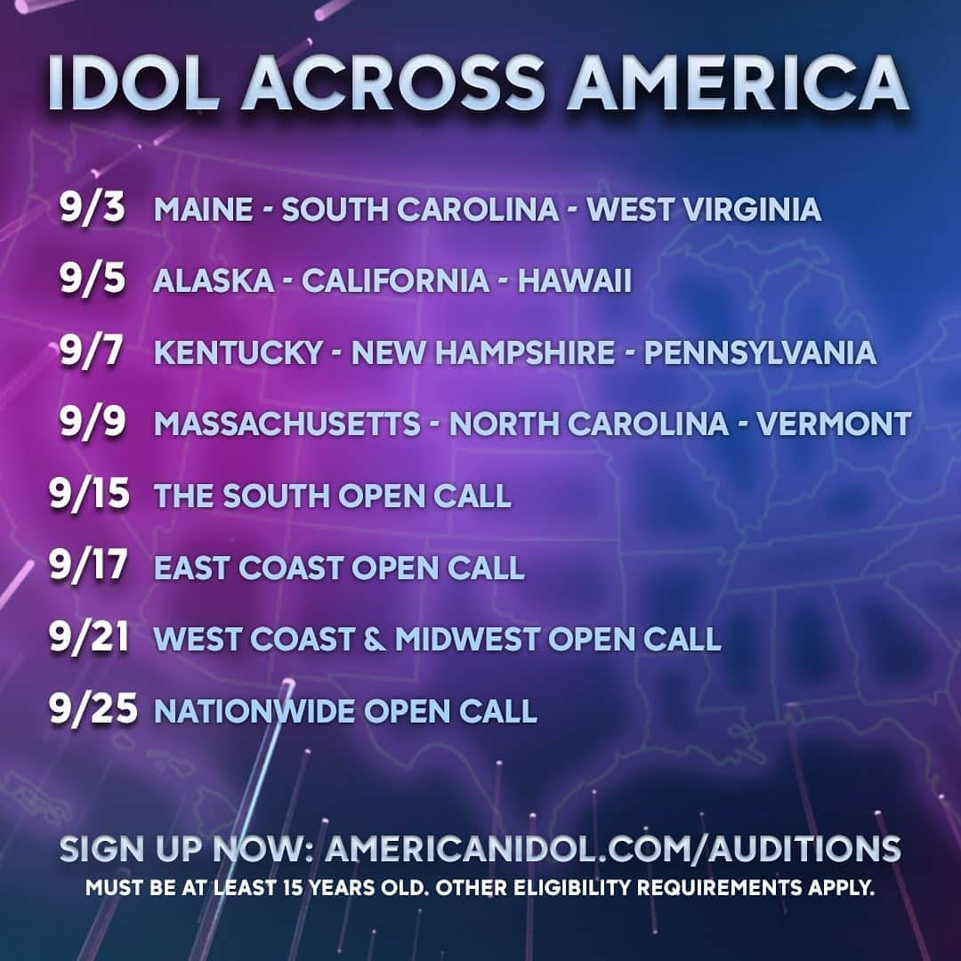 American Idolさんのインスタグラム写真 - (American IdolInstagram)「We’ll take any excuse for an @arthur_gunn interlude! 🙌 West Virginia, South Carolina and Maine’s online auditions are TOMORROW! There’s still time to sign up at AmericanIdol.com/Auditions. #TheNextIdol #IdolAcrossAmerica」9月3日 7時36分 - americanidol