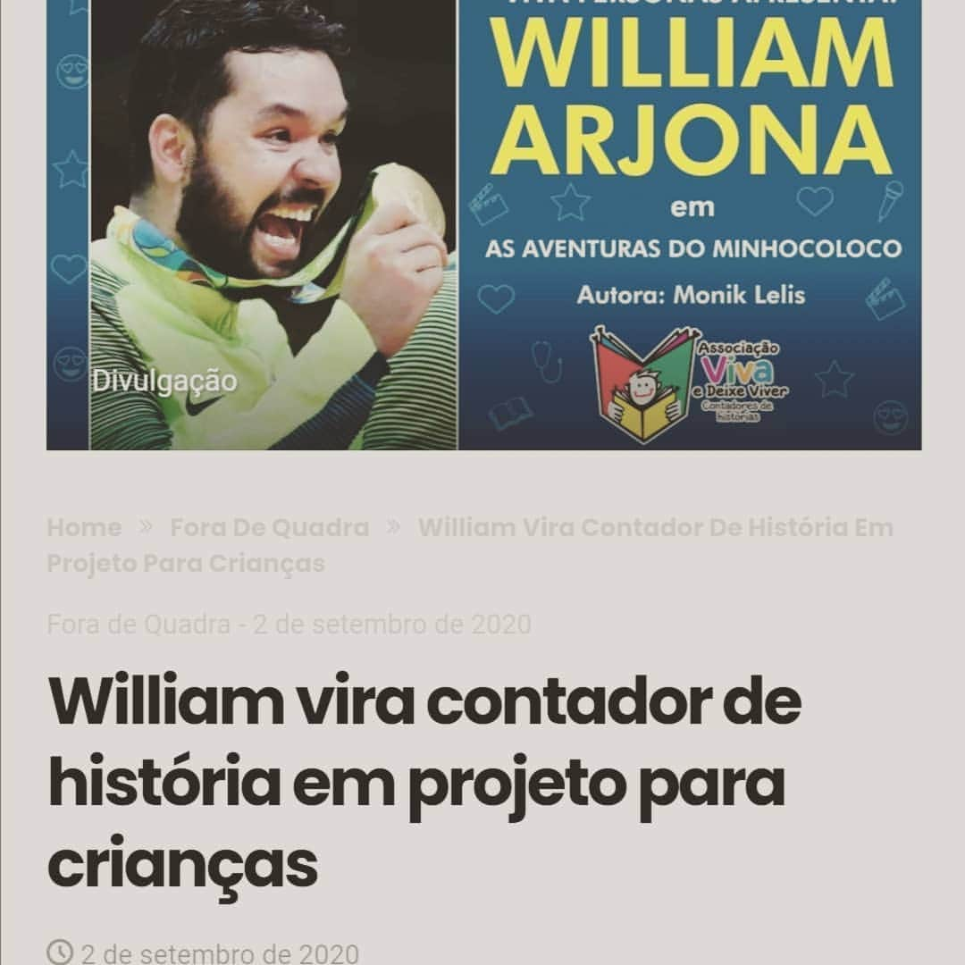 ウィリアム・アルジョナさんのインスタグラム写真 - (ウィリアム・アルジョナInstagram)「Um dos projetos mais legais que eu tive a honra de participar! Obrigado @vivavdv pela oportunidade! Foi feito com muito amor. #vivaedeixeviver #wm #criancas #vidas #sonhos #gratidao #amor #literatura #educação #transformação」9月3日 8時07分 - william_elmago_arjona