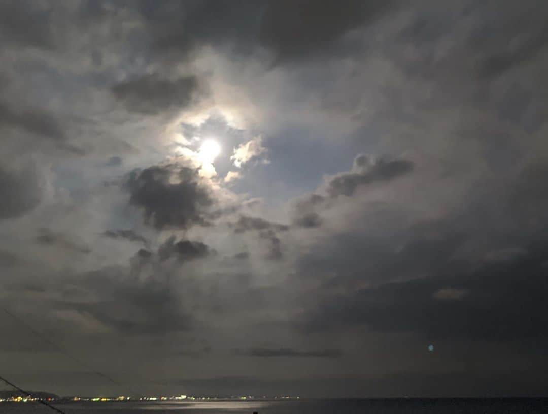 藤田敦子のインスタグラム：「ㅤ ♓️🌕❤️ Power感じるよね。」