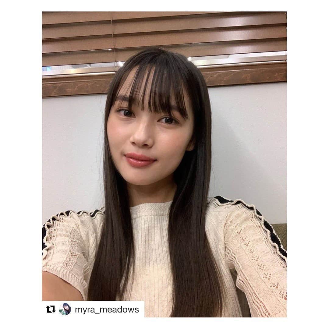 のインスタグラム：「是非！！！！🙌🙌🙌✨ ・・・・・・・・・・・・・・・・・・・・・・・ #Repost @myra_meadows ・・・ 明日、11:55〜13:55放送の「ヒルナンデス！」にて 三色ショッピングをさせて頂きます😊 どんなコーデが完成するのか、、是非ご覧ください！ #ヒルナンデス #三色ショッピング」