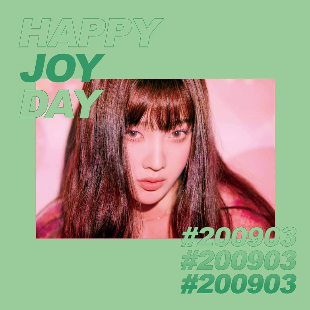 Red Velvetさんのインスタグラム写真 - (Red VelvetInstagram)「#HappyJOYDay 🎂🎉  #200903 #조이 #JOY @_imyour_joy #레드벨벳 #RedVelvet」9月3日 10時52分 - redvelvet.smtown