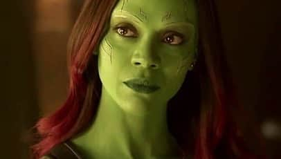 ゾーイ・サルダナさんのインスタグラム写真 - (ゾーイ・サルダナInstagram)「Feeling a little green today! #gamora #bts」9月3日 12時19分 - zoesaldana