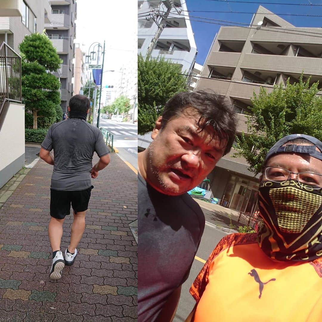 吉田秀彦のインスタグラム：「ランニング開始！ 痩せて現役復帰？」