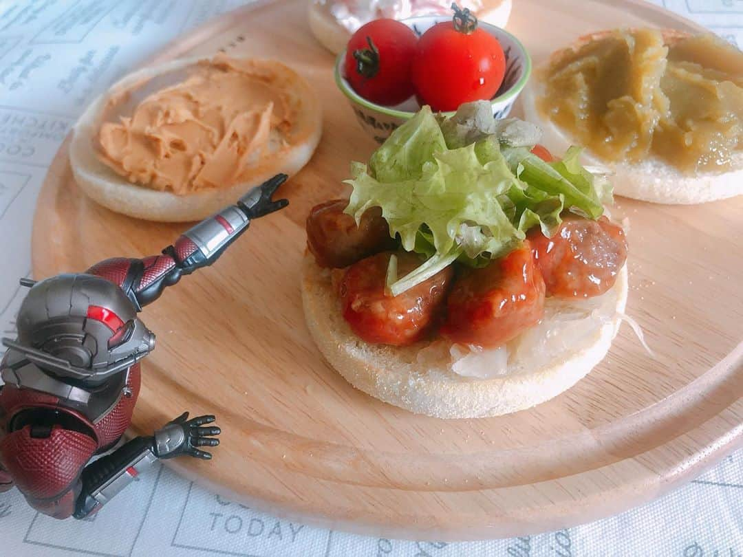 金子有希さんのインスタグラム写真 - (金子有希Instagram)「アントマンとおうちランチ」9月3日 14時11分 - antmanandme