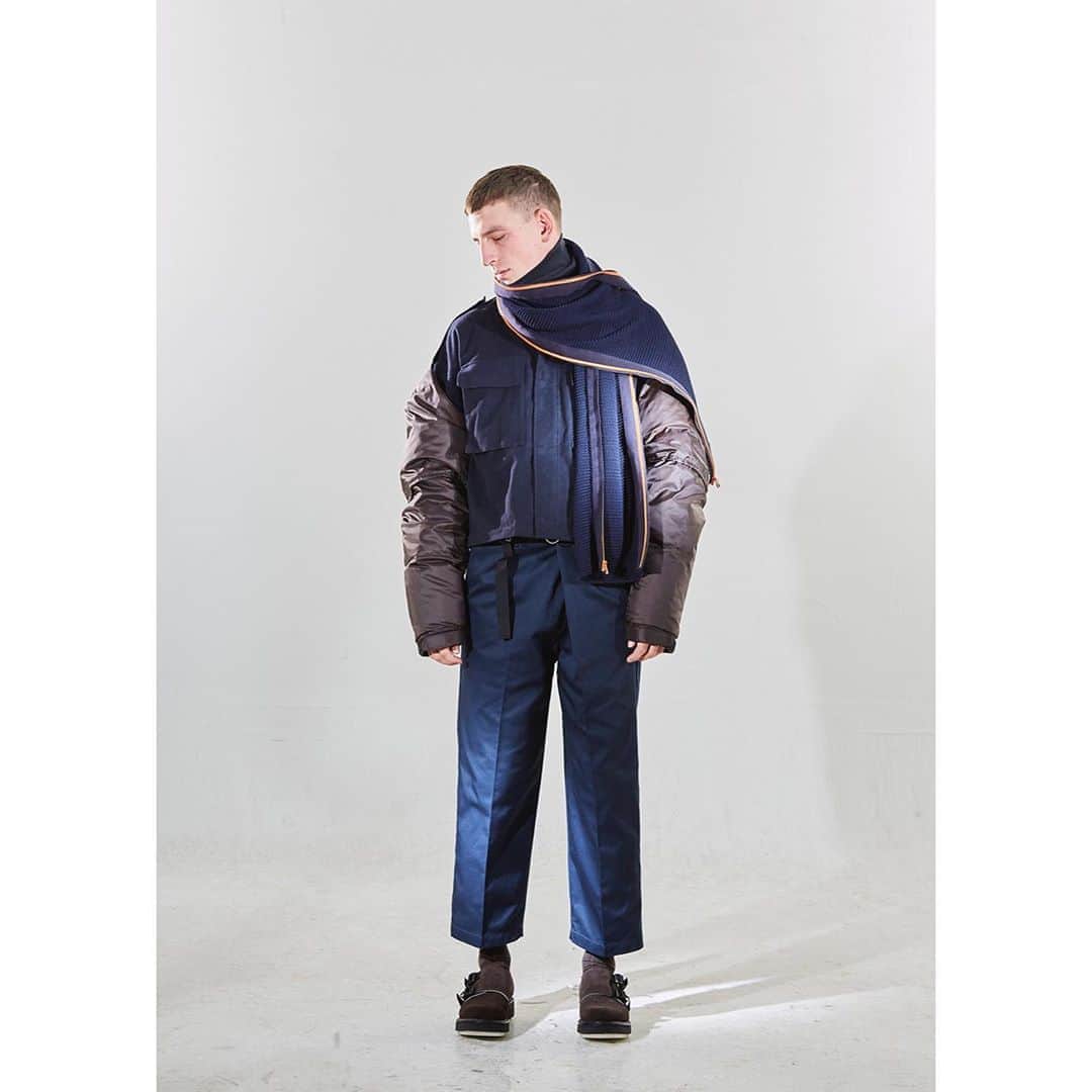 ミーンズワイルのインスタグラム：「[AW20 Error]   Photo: TOSHIO OHNO  @ph_o.h.n.o  Styling: MASATAKA HATTORI  @masataka_hattori Hair: MASATO TSUCHIYA @masatotsuchiya」