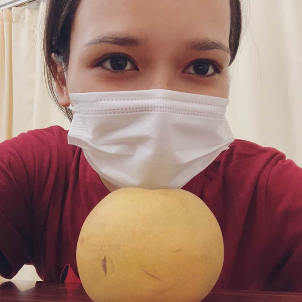 豊原江理佳さんのインスタグラム写真 - (豊原江理佳Instagram)「夏バテ防止🍐🍐🍐🍐」9月3日 14時44分 - erika_lunat