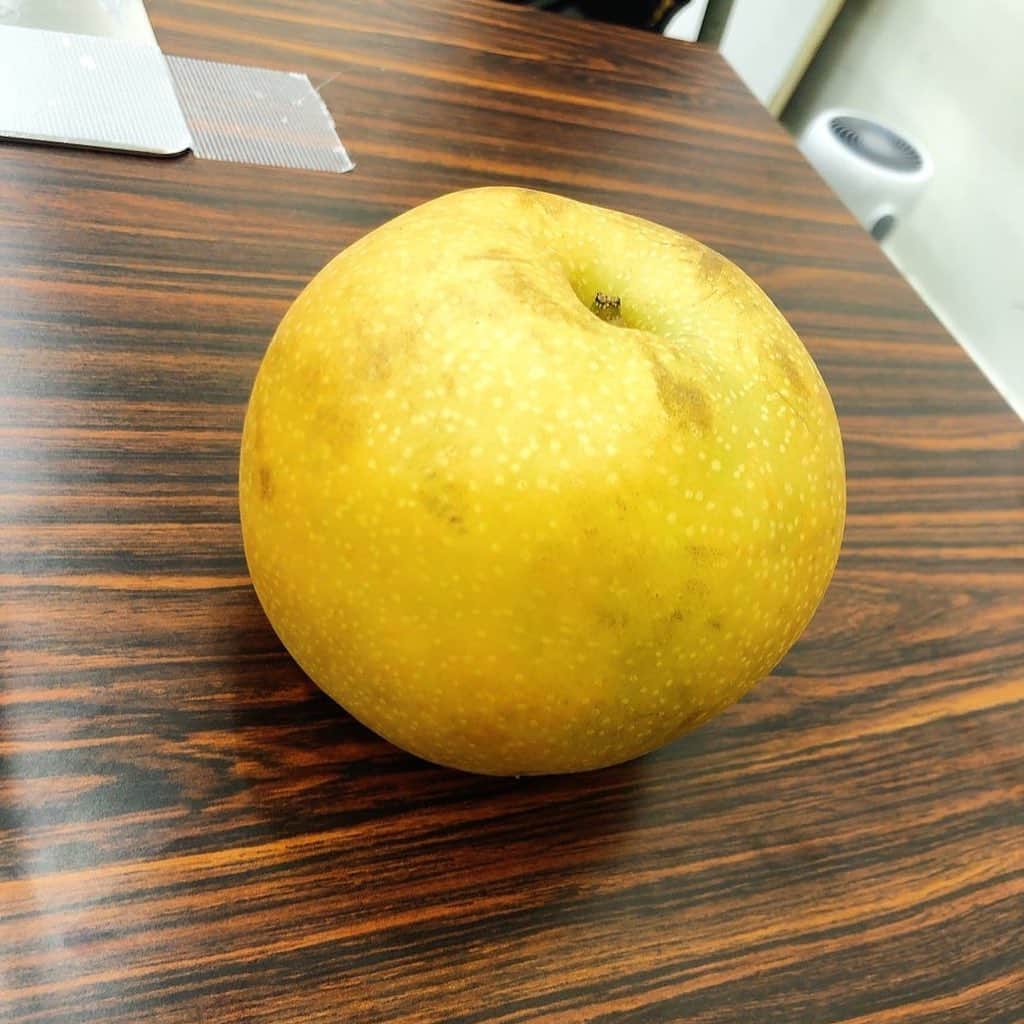 豊原江理佳のインスタグラム：「夏バテ防止🍐🍐🍐🍐」