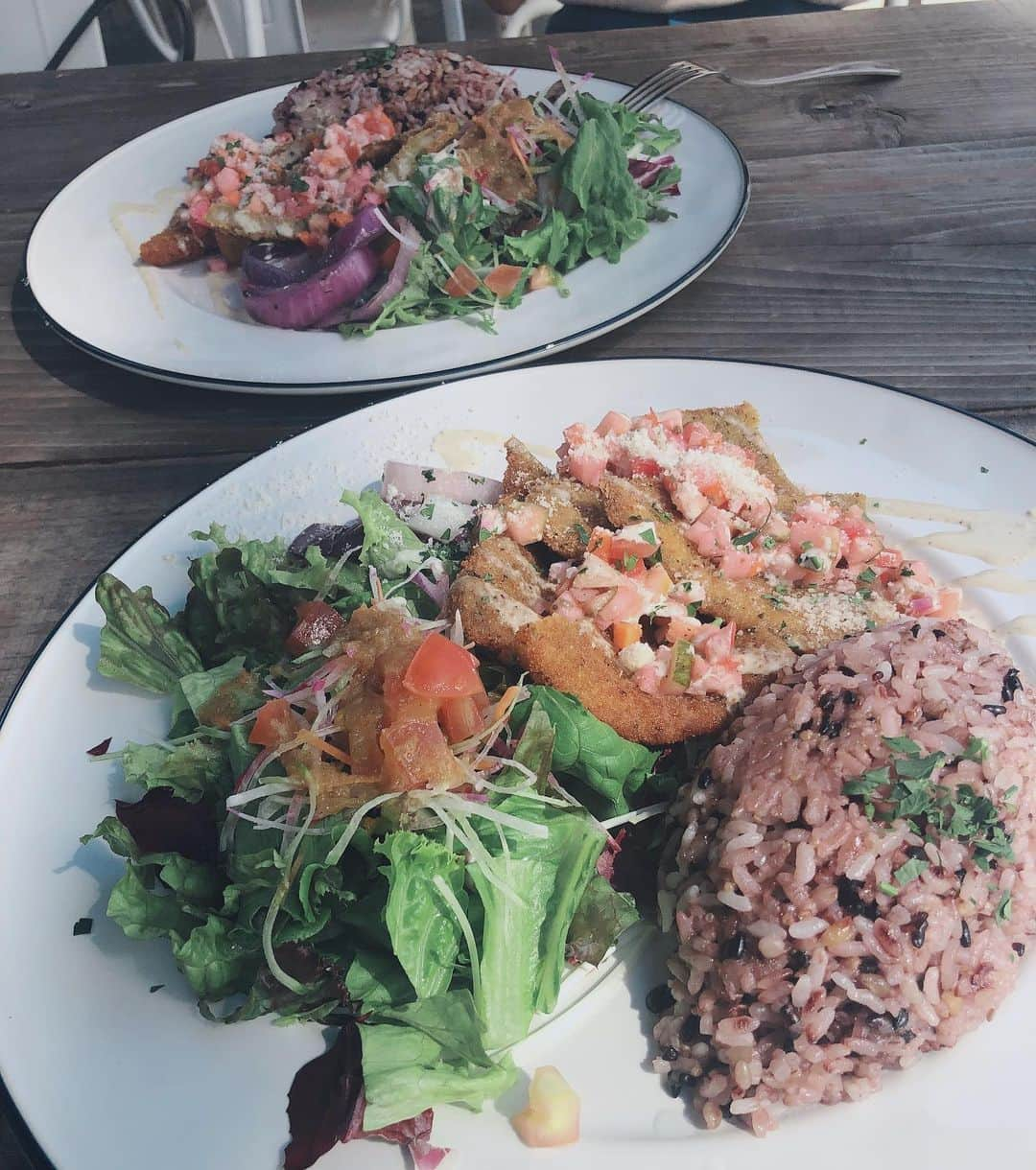 益田アンナさんのインスタグラム写真 - (益田アンナInstagram)「いつかのカフェランチ🍴🥗  最近インスタ更新出来てなかったな🤭」9月3日 15時18分 - anna_masuda