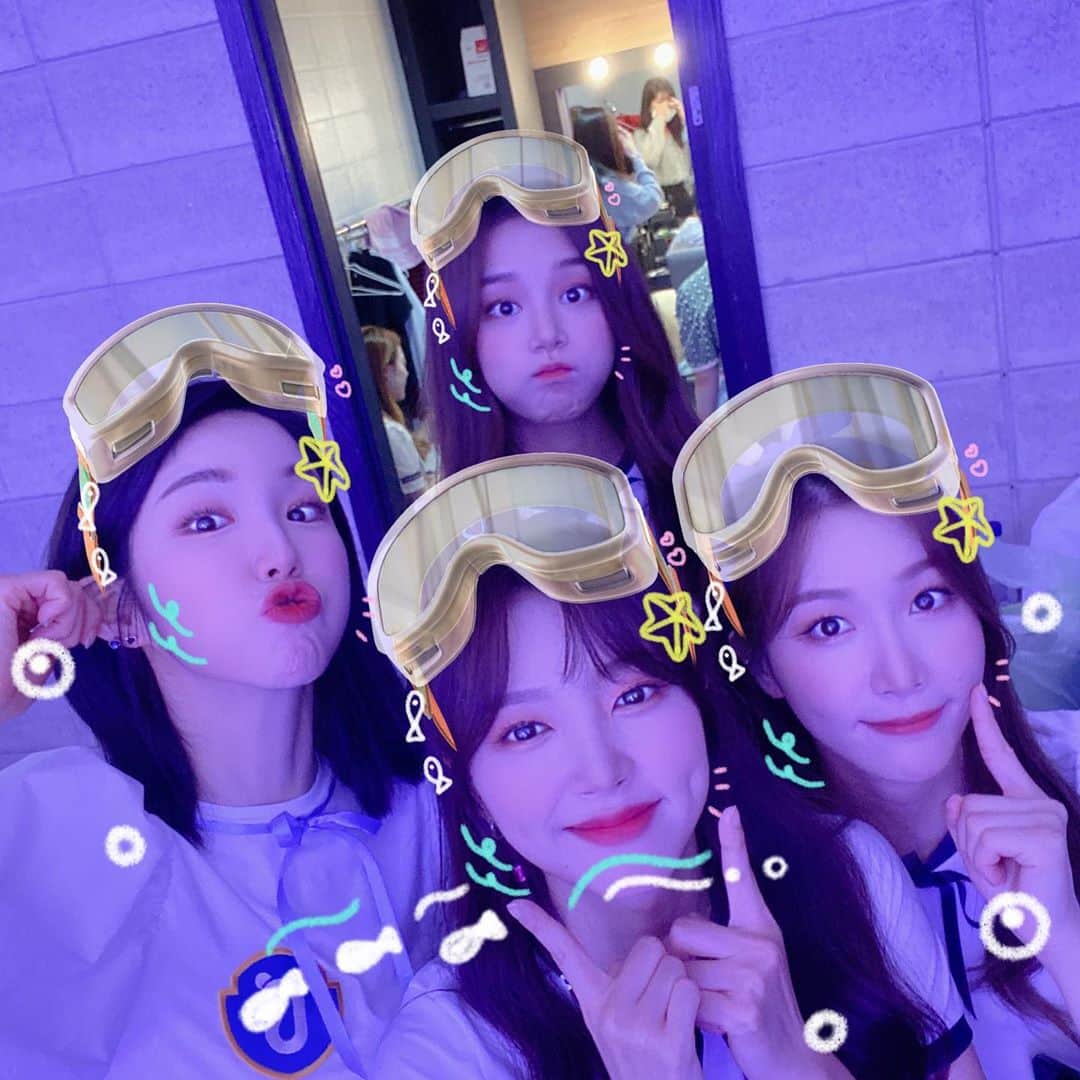 ヘインのインスタグラム：「😱💙 . . + 유동 🎀」